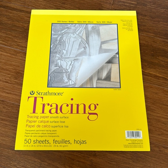 Strathmore Tracing Paper Transparent Parchment Drawing Paper Pad 9x12 50 sheets - Picture 1 of 4